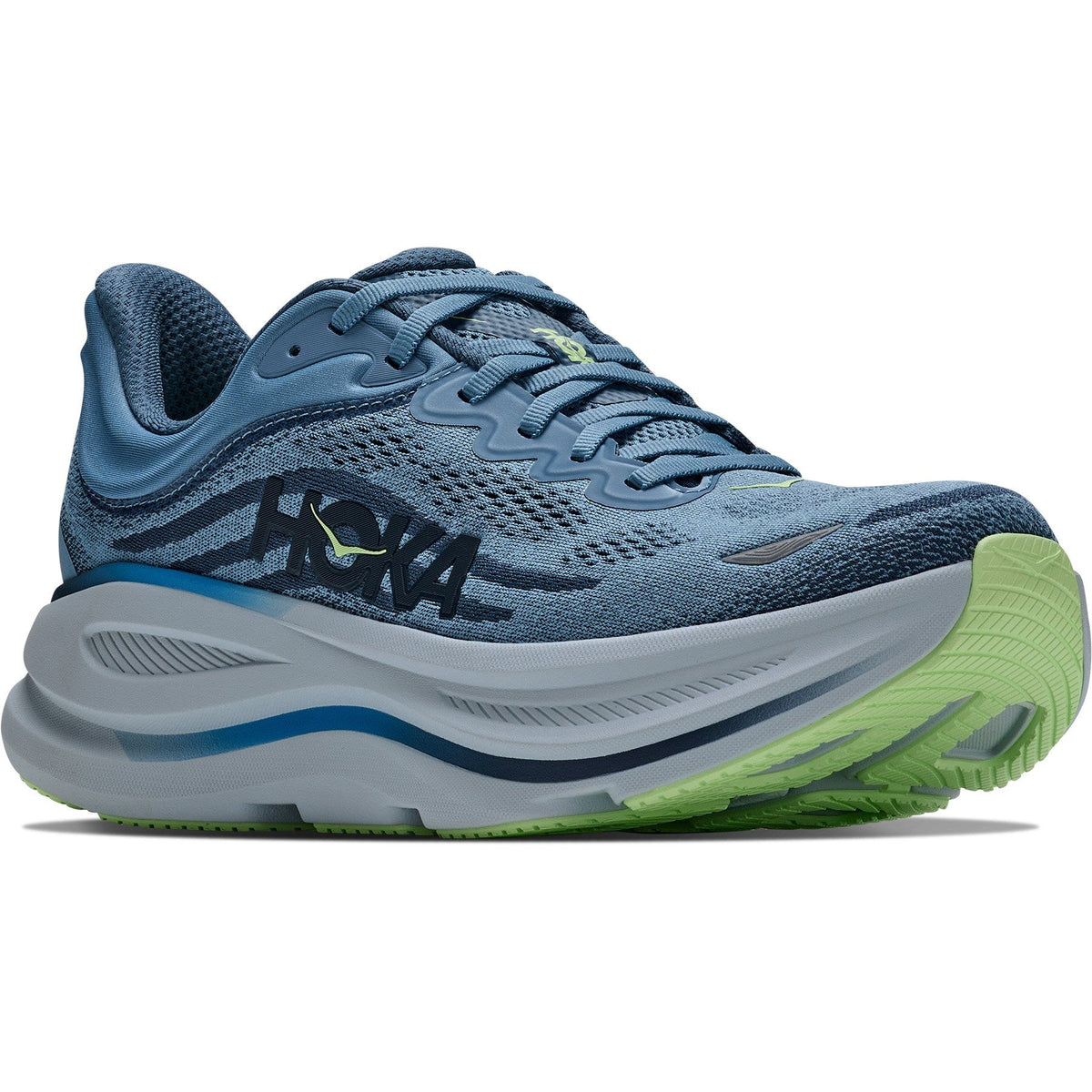 Men's Bondi 9 Road-Running Shoes - Downpour/Thunder Cloud - view 3