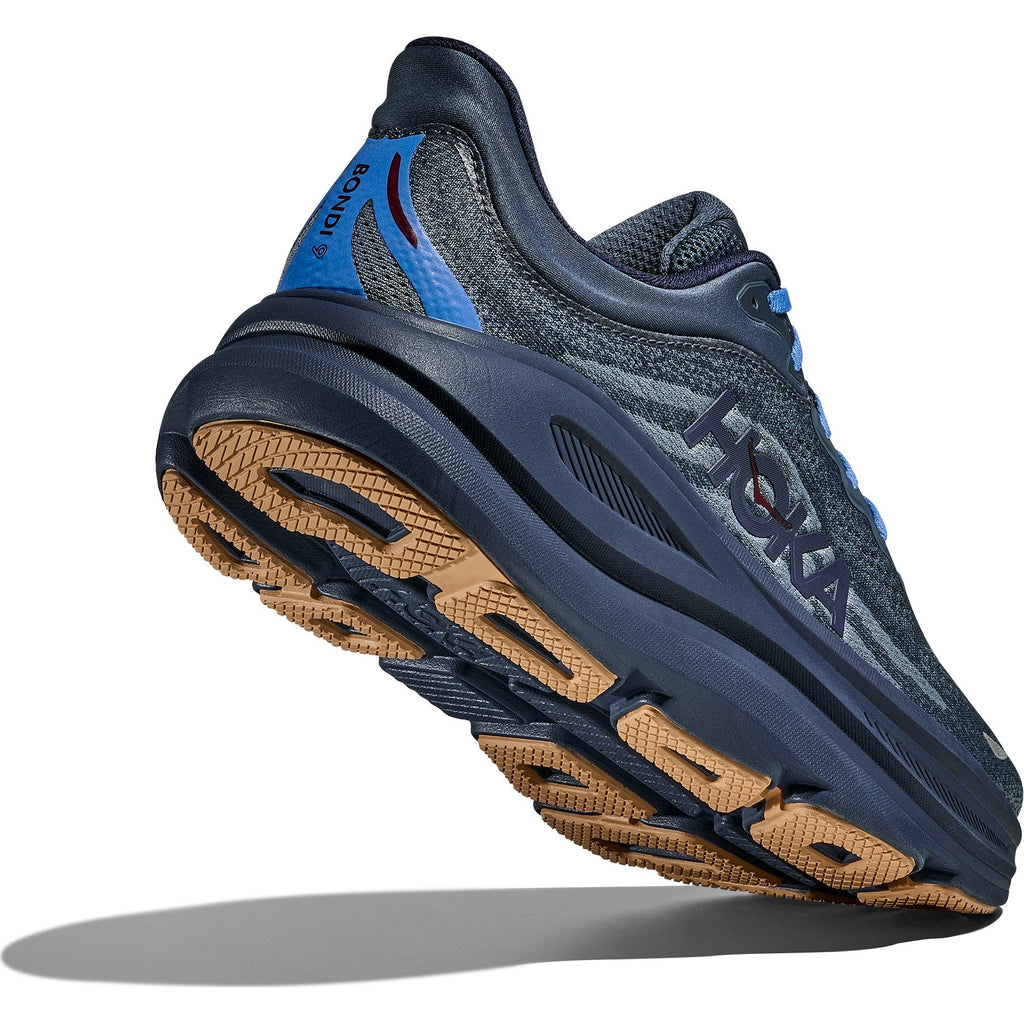 Men's Bondi 9 Road-Running Shoes - Faded Navy/Slate Blue - view 7