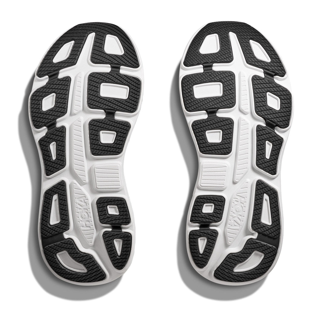 Men's Bondi 9 Road-Running Shoes - Black/White - view 8