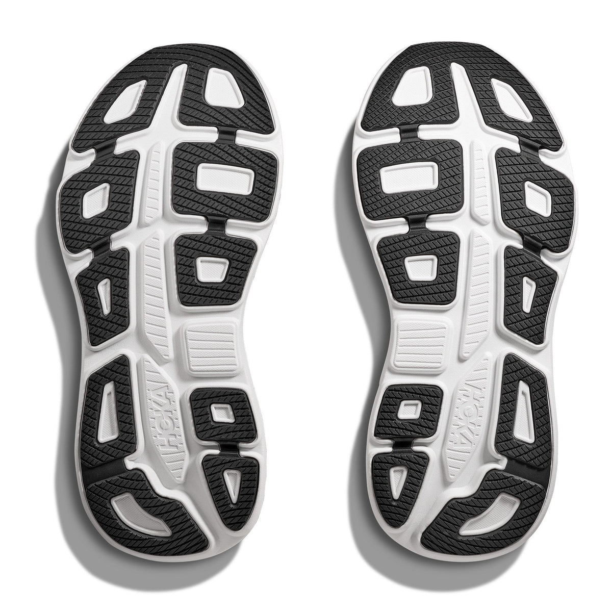 Men's Bondi 9 Road-Running Shoes - Black/White - view 8