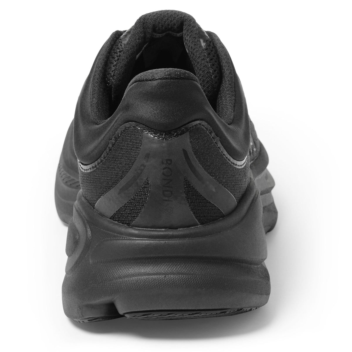 Men's Bondi 9 Road-Running Shoes - Black/Black - view 4