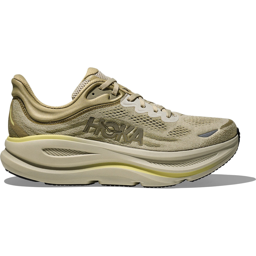 Men's Bondi 9 Road-Running Shoes - Grassland/Oyster Mushroom - view 1