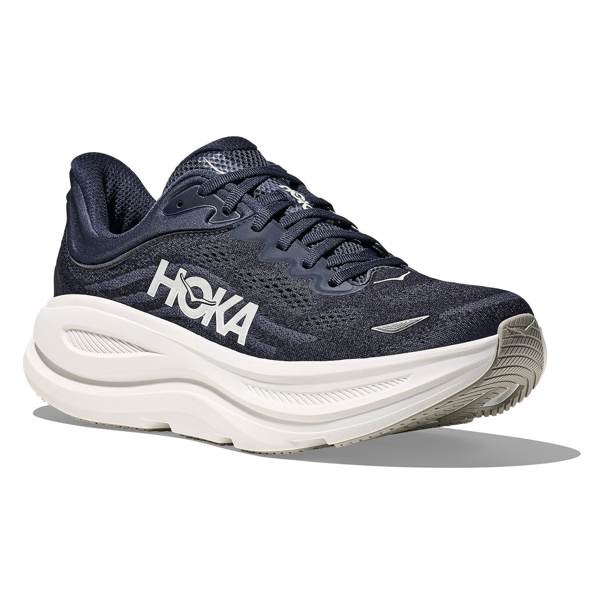 Men's Bondi 9 Road-Running Shoes - Varsity Navy/White - view 4