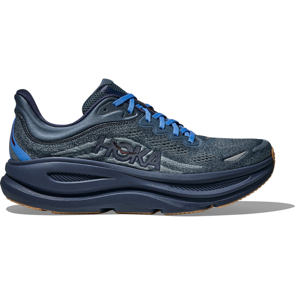 Men's Bondi 9 Road-Running Shoes - Faded Navy/Slate Blue - view 1