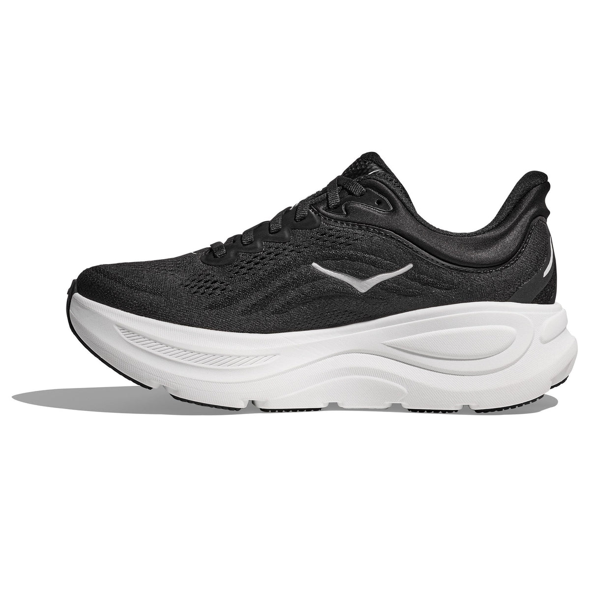 Men's Bondi 9 Road-Running Shoes - Black/White - view 2