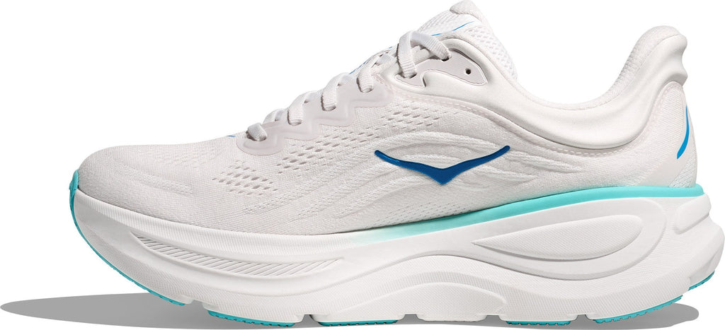 Men's Bondi 9 Road-Running Shoes - White/Hoka Blue - view 2