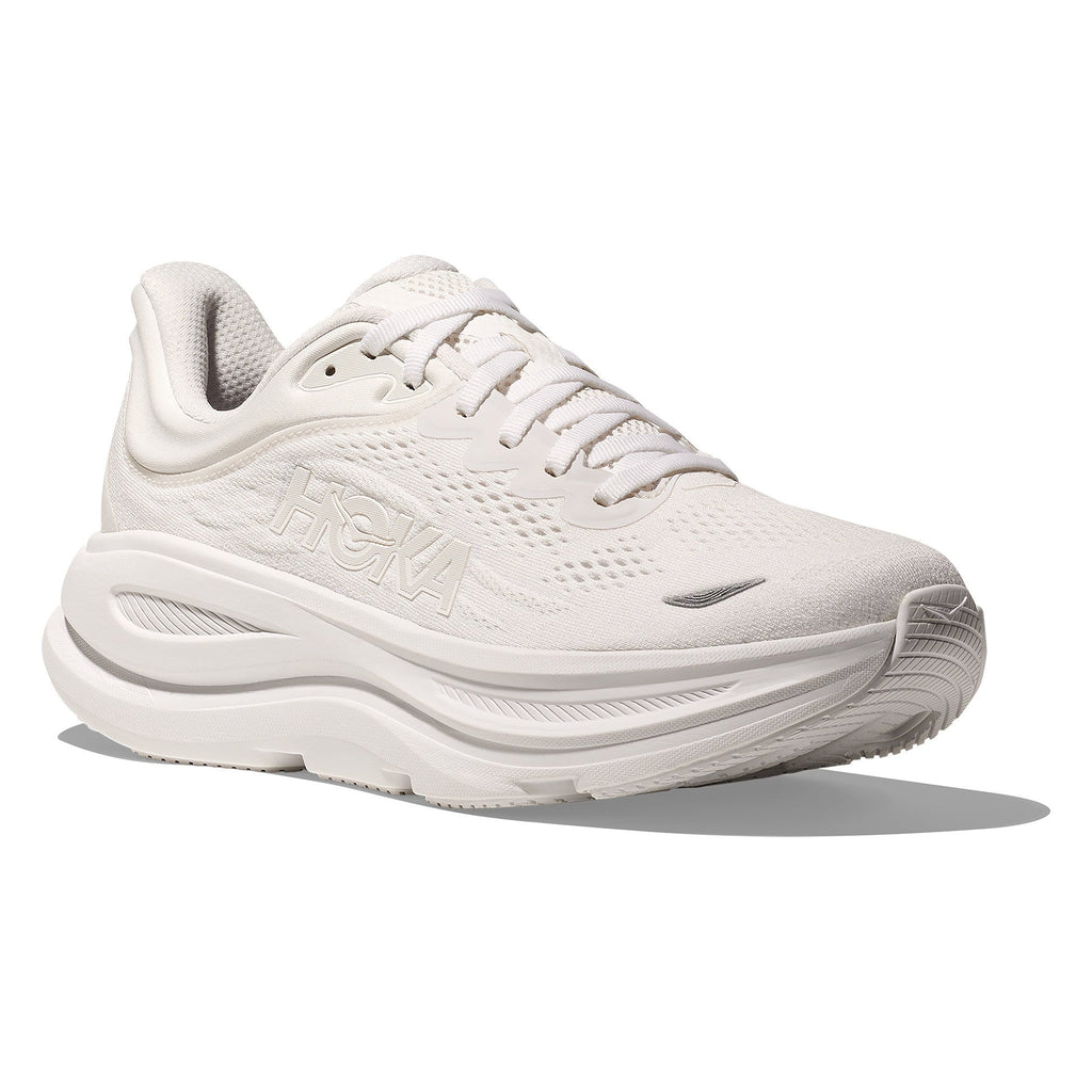Men's Bondi 9 Road-Running Shoes - White/White - view 4
