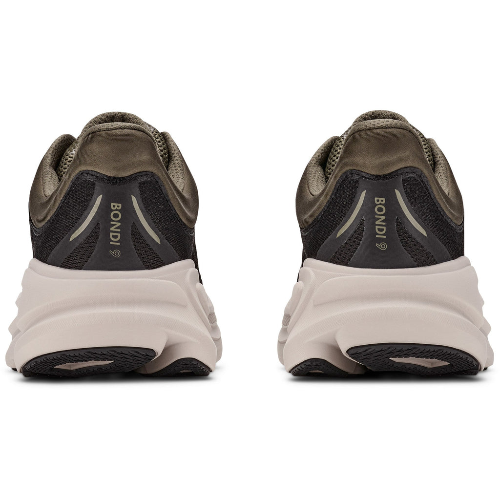 Men's Bondi 9 Road-Running Shoes - Black/River Rock Grey - view 5