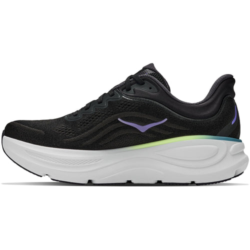 Men's Bondi 9 Road-Running Shoes - Black/Neon Yuzu - view 2