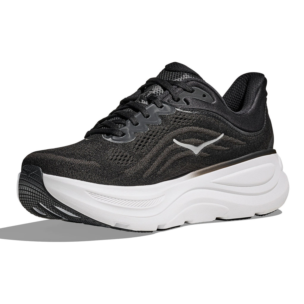 Men's Bondi 9 Road-Running Shoes - Black/Vermillion - view 4