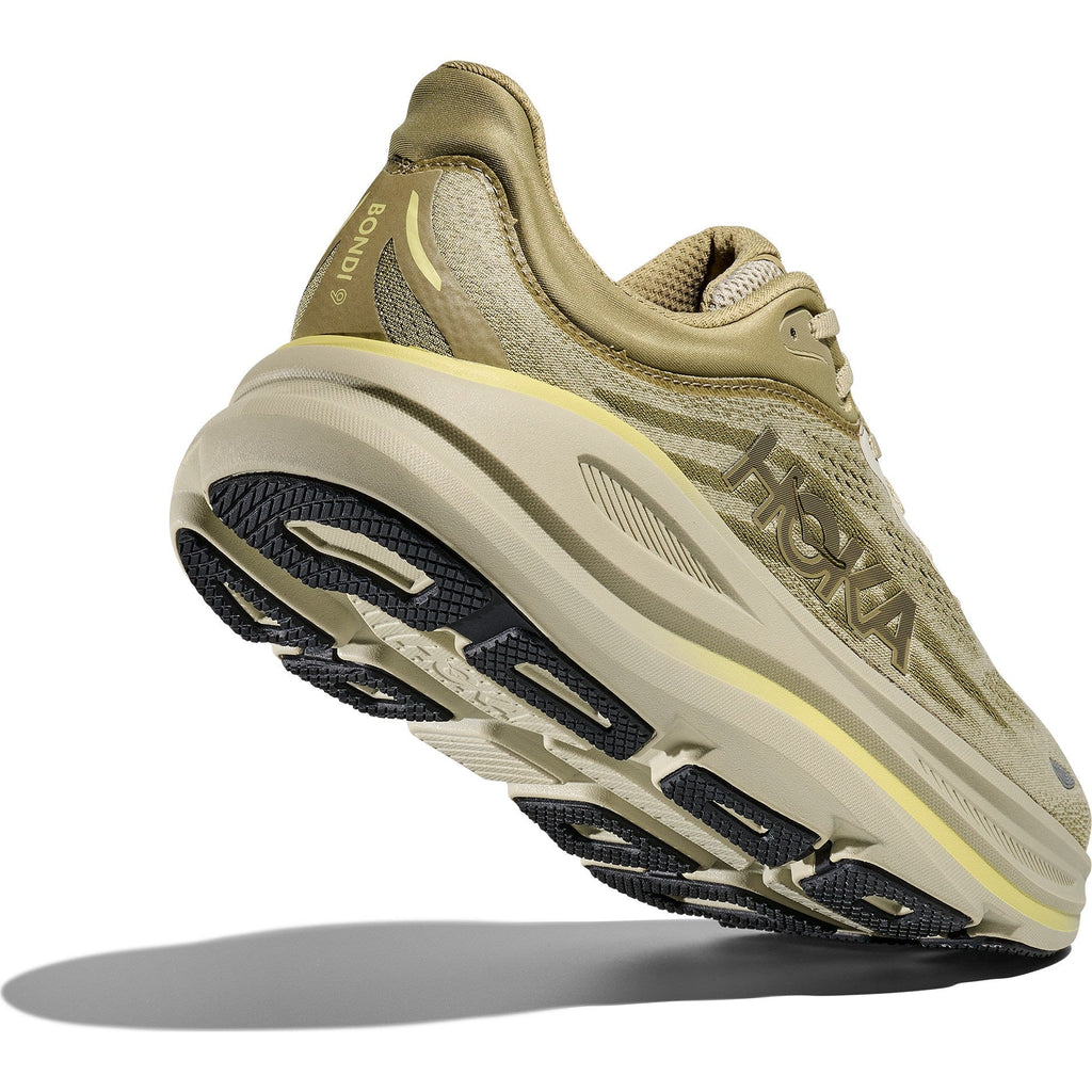 Men's Bondi 9 Road-Running Shoes - Grassland/Oyster Mushroom - view 8