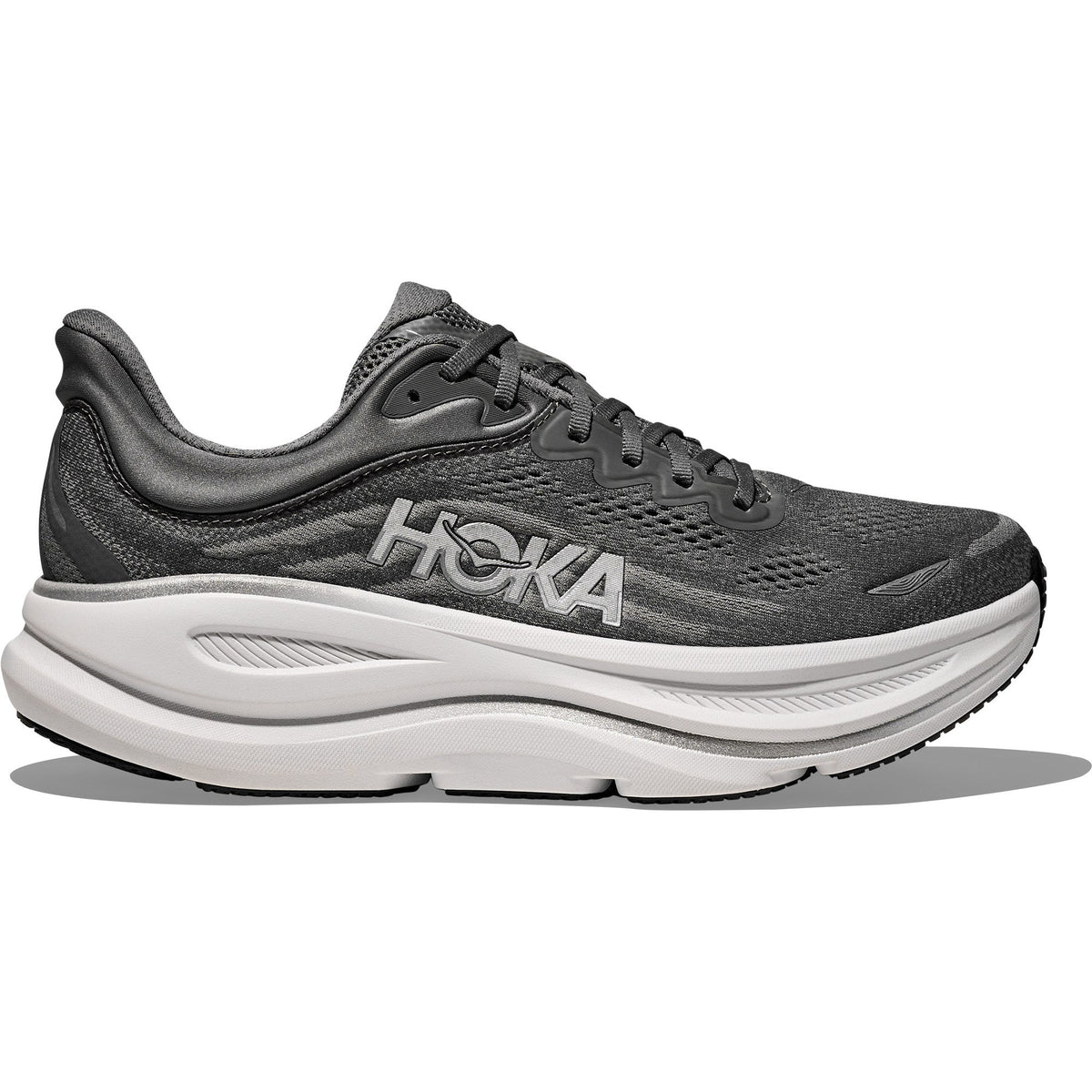 Men's Bondi 9 Road-Running Shoes - Asteroid/Silver - view 1