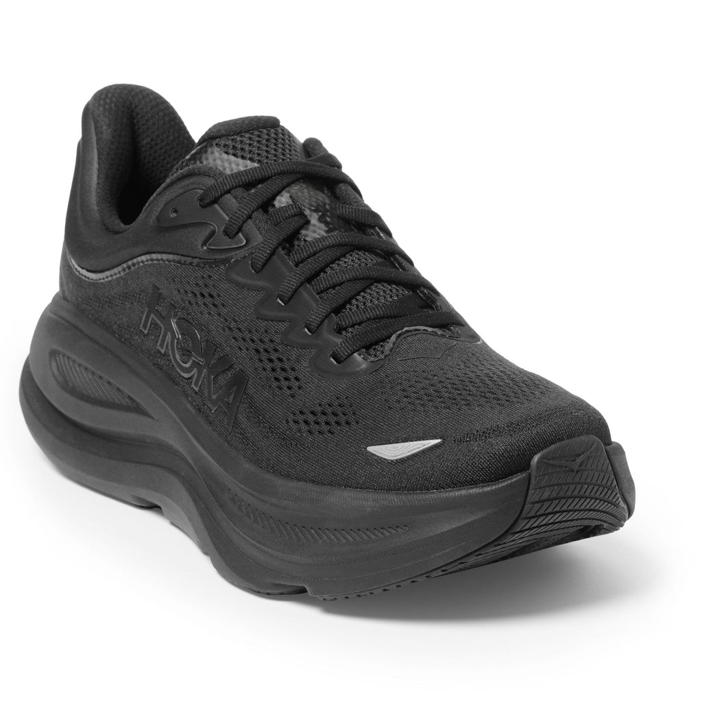 Men's Bondi 9 Road-Running Shoes - Black/Black - view 3