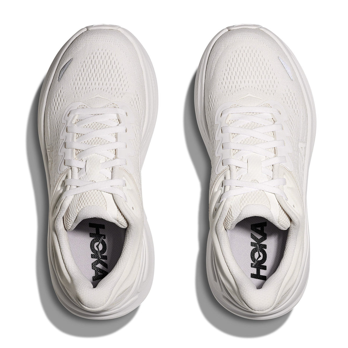 Men's Bondi 9 Road-Running Shoes - White/White - view 6