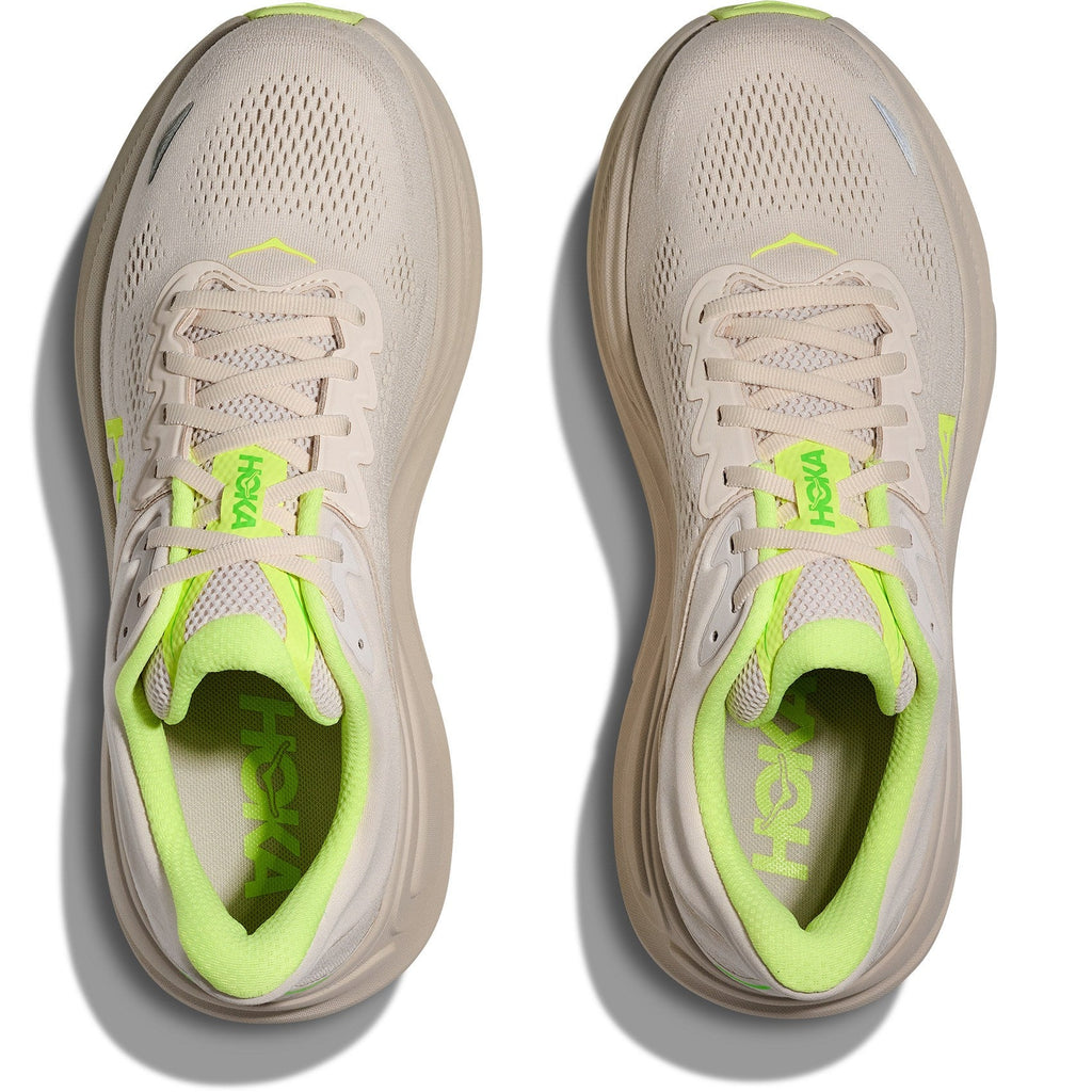 Men's Bondi 9 Road-Running Shoes - Grout/Neon Yuzu - view 6