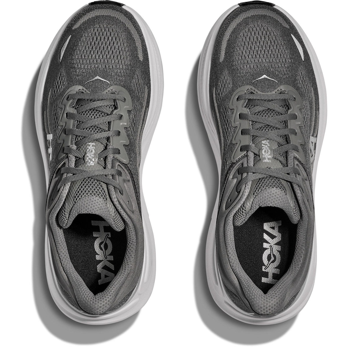 Men's Bondi 9 Road-Running Shoes - Asteroid/Silver - view 7