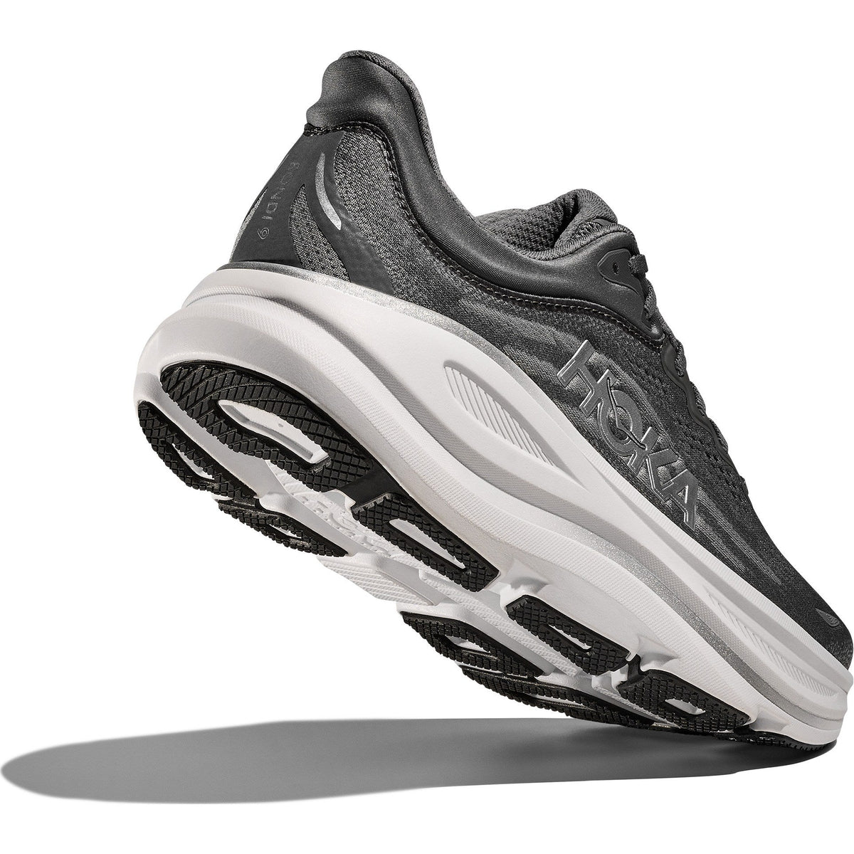 Men's Bondi 9 Road-Running Shoes - Asteroid/Silver - view 6