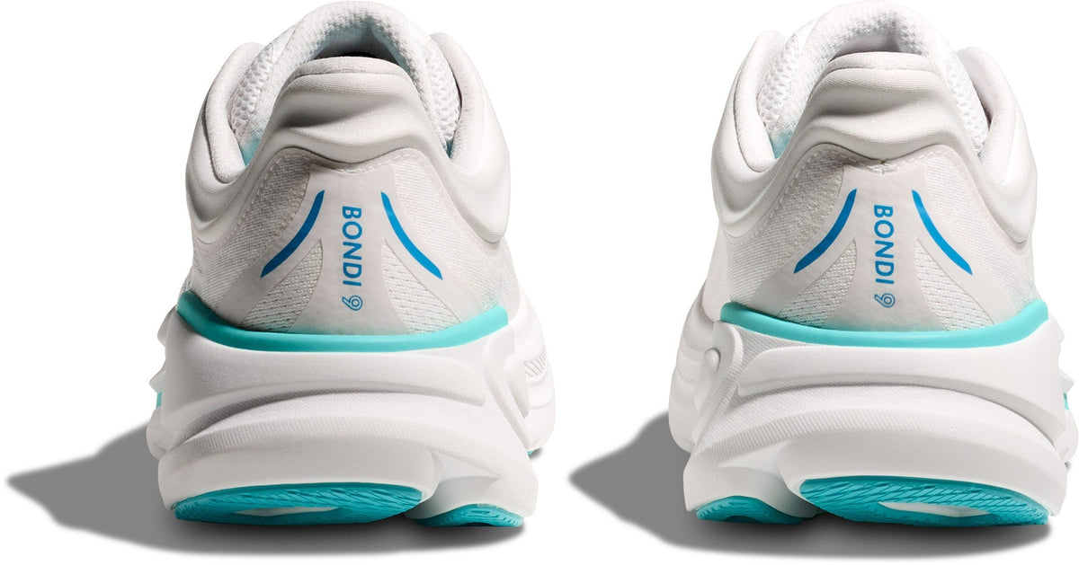 Men's Bondi 9 Road-Running Shoes - White/Hoka Blue - view 6