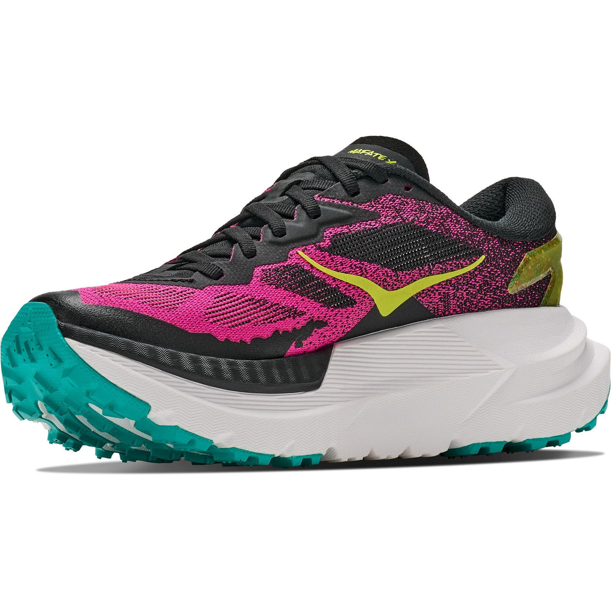 Women's Mafate X Trail-Running Shoes - Black/Neon Dragonfruit - view 4