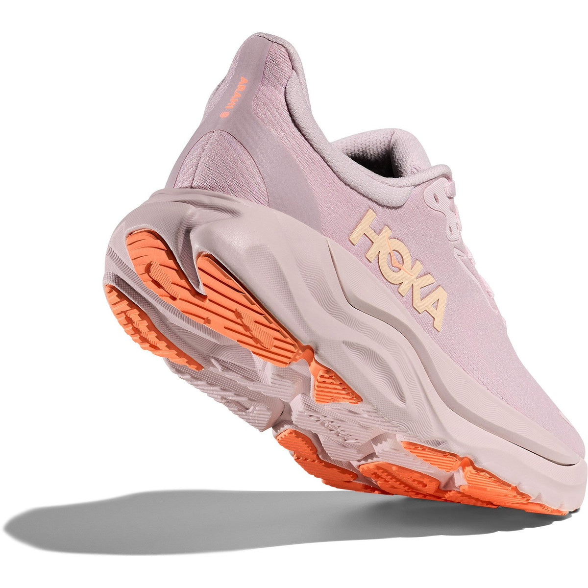 Women's Arahi 8 Road-Running Shoes - Lilac Cream/Neon Cantaloupe - view 8