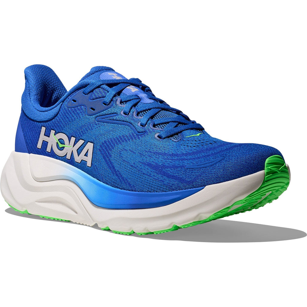 Men's Arahi 8 Road-Running Shoes - Cobalt Blue/Neon Green - view 3