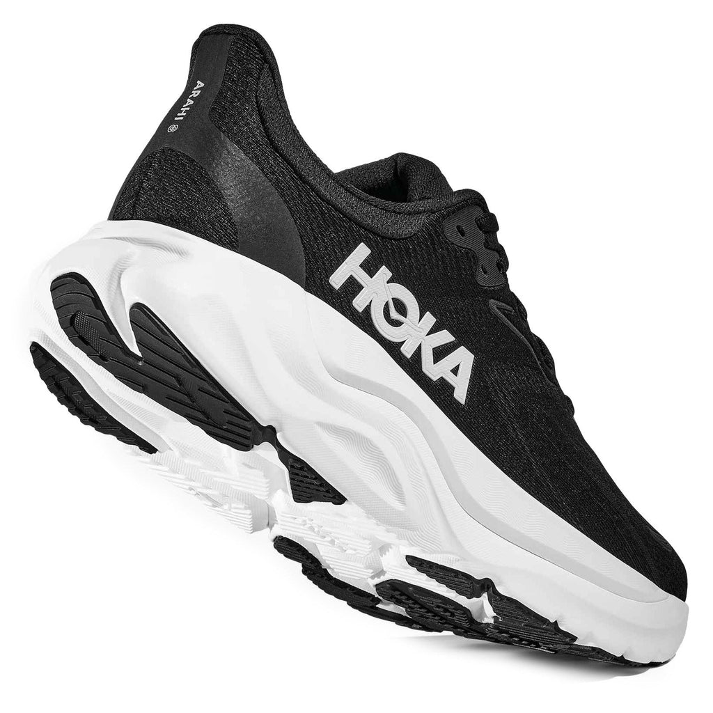 Men's Arahi 8 Road-Running Shoes - Black/White - view 4