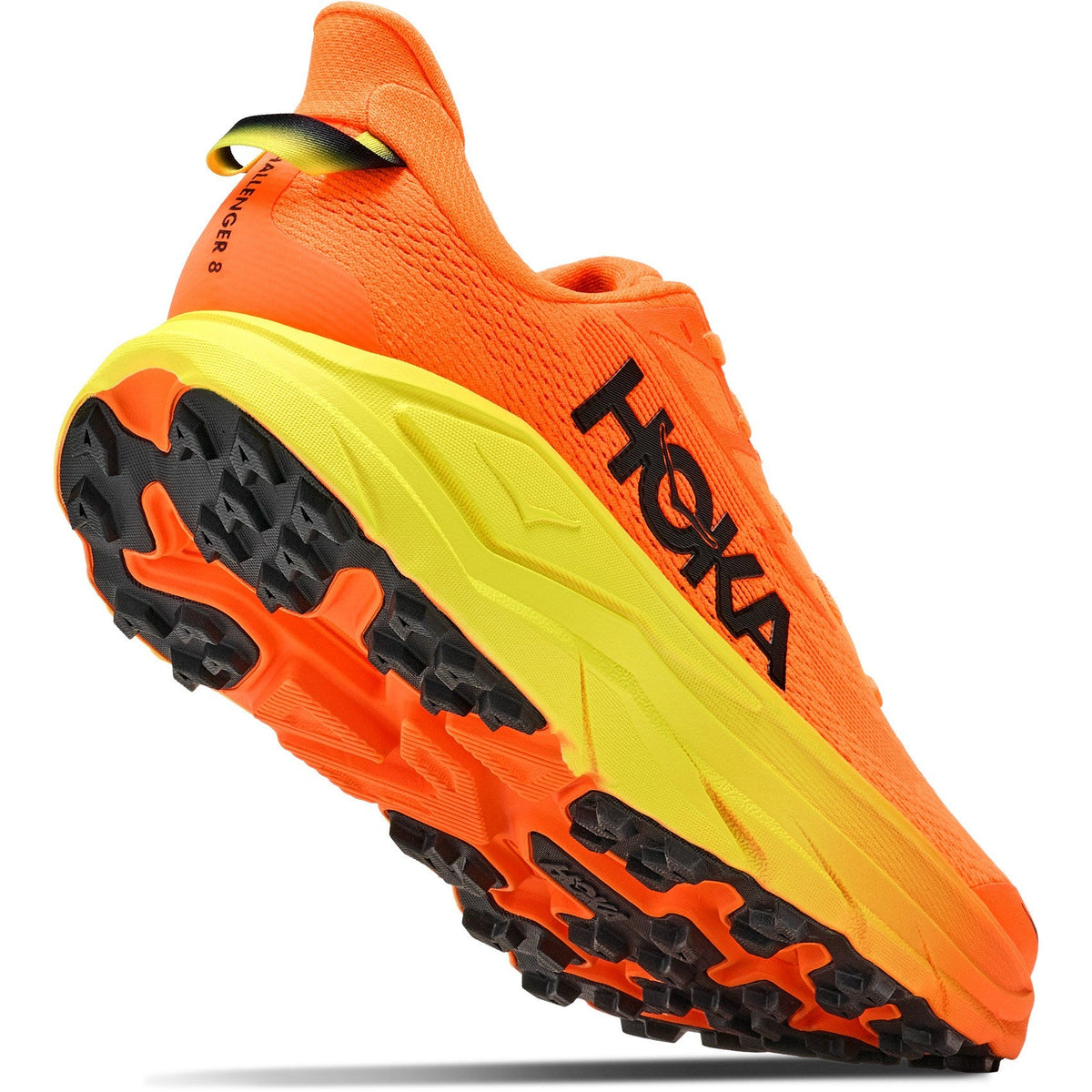 Men's Challenger 8 Trail-Running Shoes - Neon Tangerine/Hoka Citrus - view 8