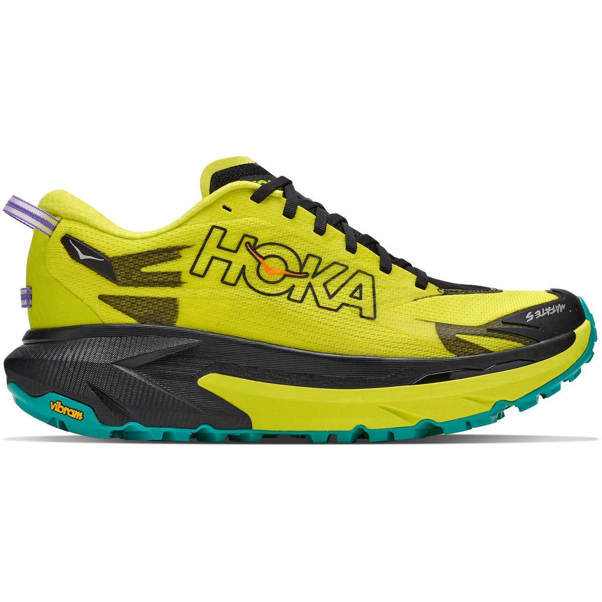Men's Mafate 5 Trail-Running Shoes - Black/Hoka Citrus - view 1