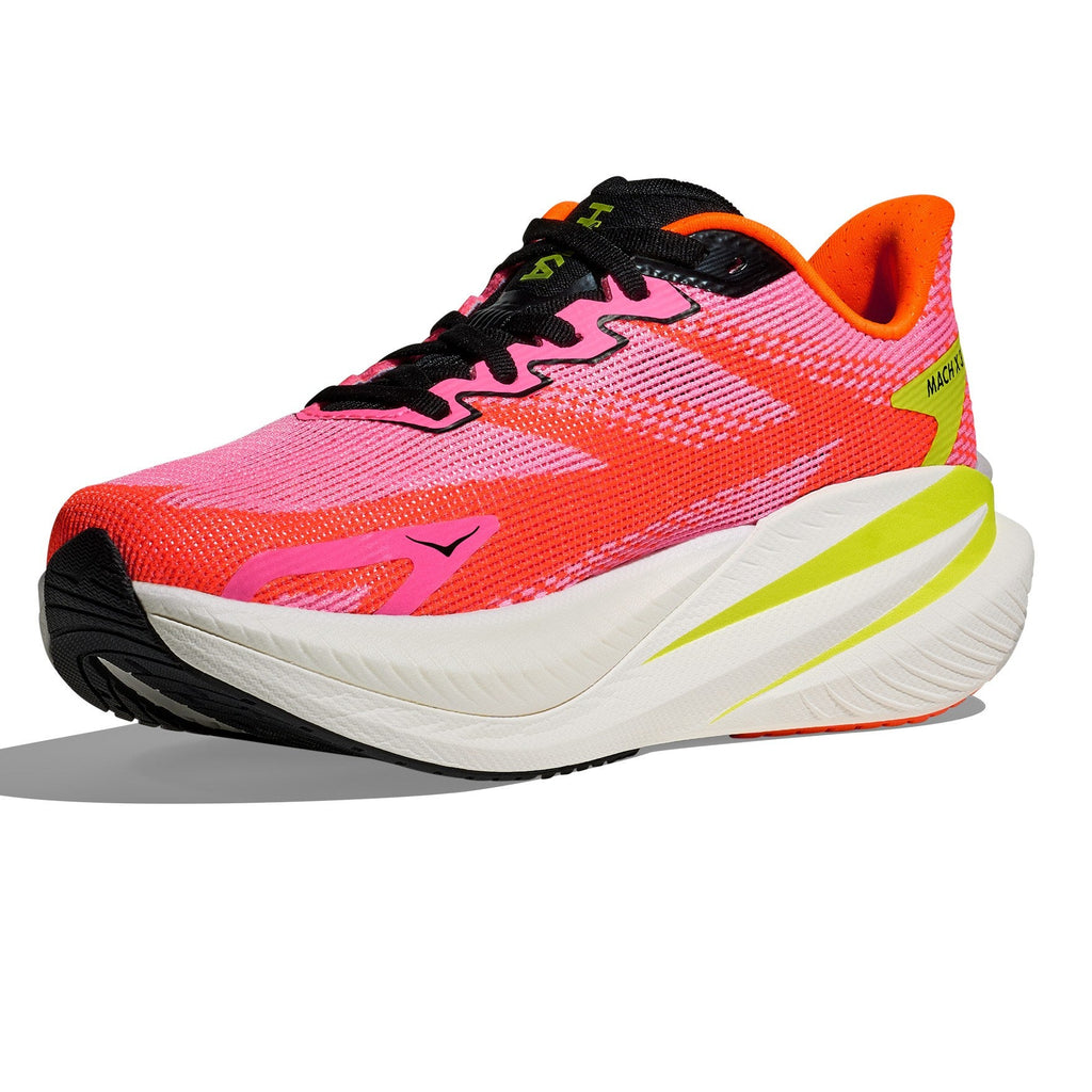 Women's Mach X 3 Road-Running Shoes - Neon Rose/Neon Tangerine - view 4