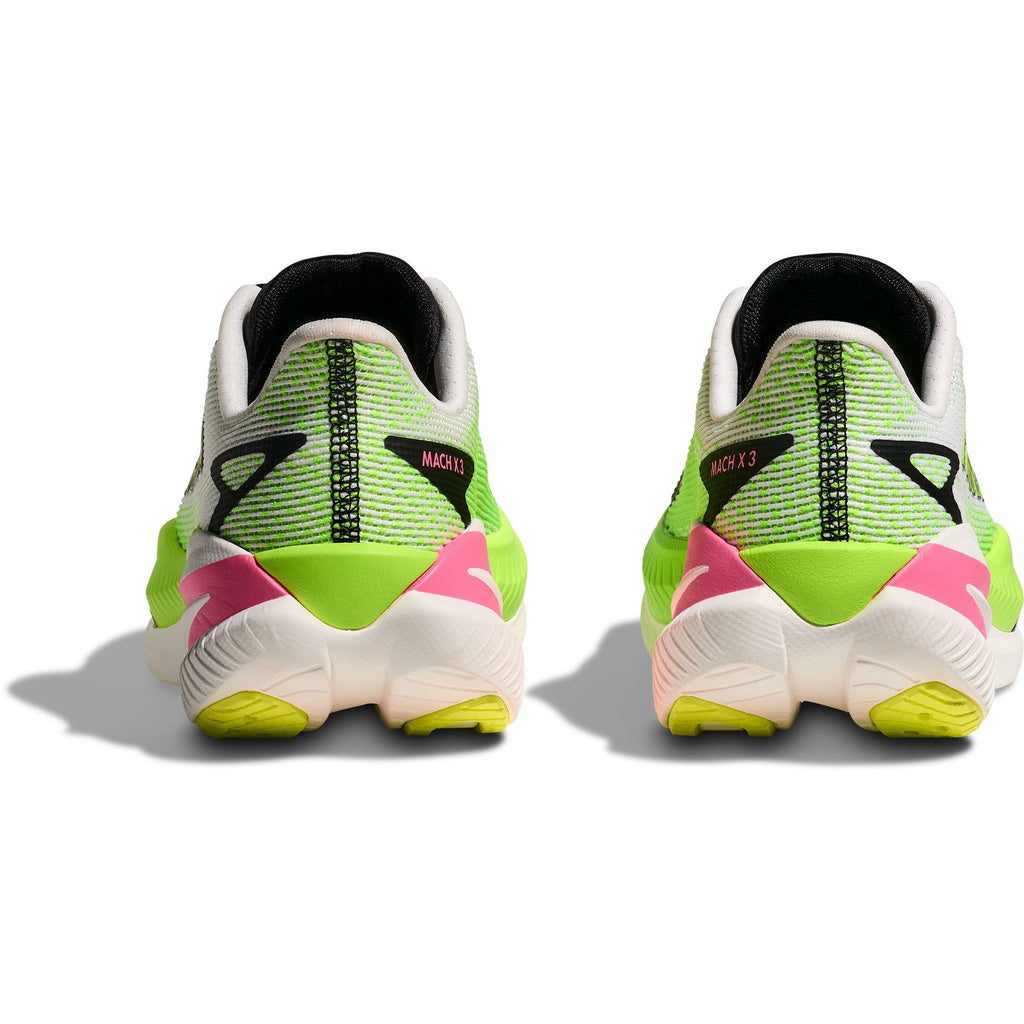 Women's Mach X 3 Road-Running Shoes - White/Neon Lime - view 5