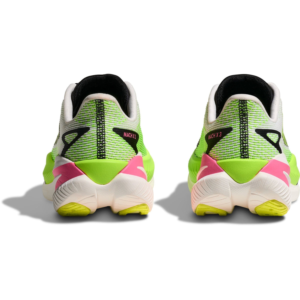 Women's Mach X 3 Road-Running Shoes - White/Neon Lime - view 5