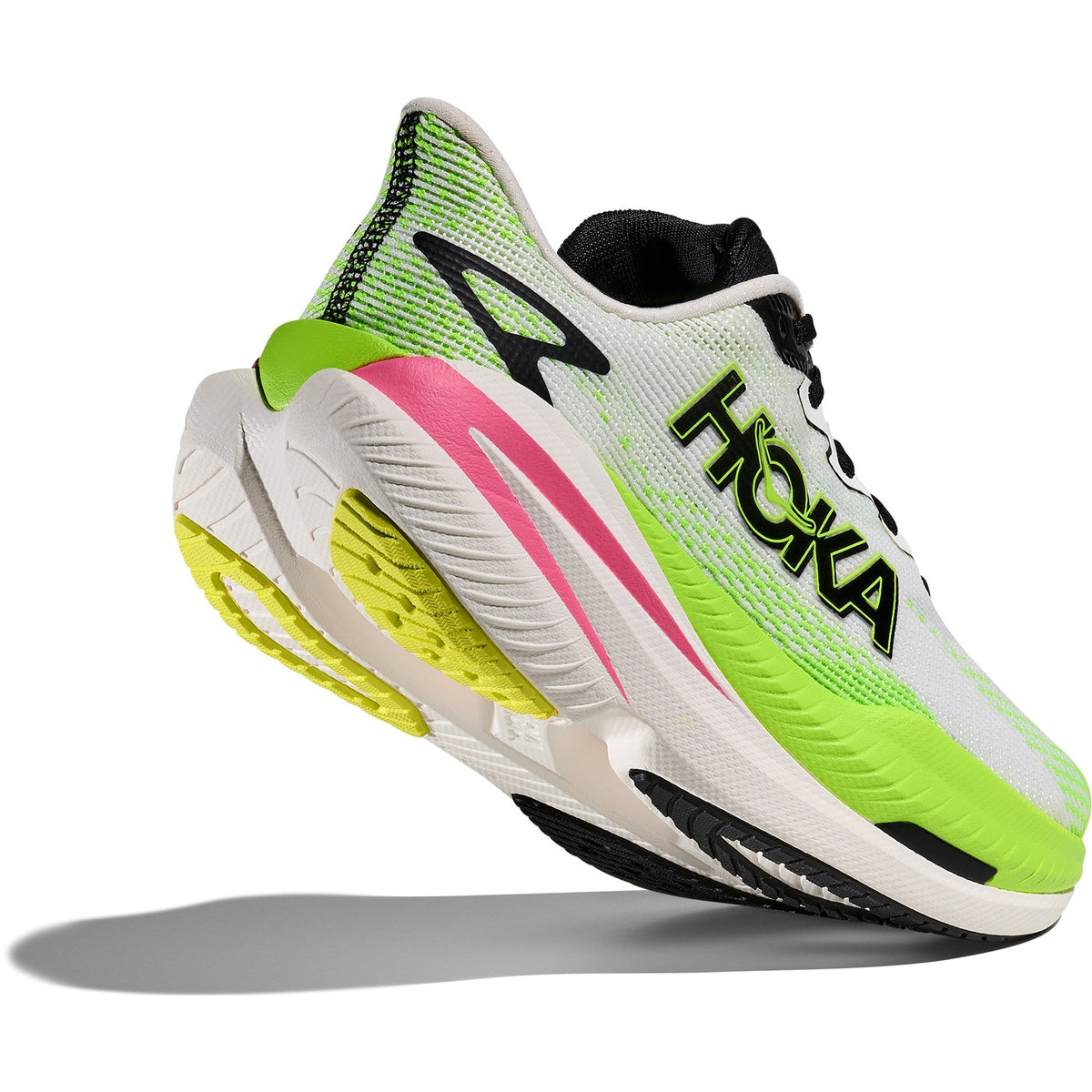 Women's Mach X 3 Road-Running Shoes - White/Neon Lime - view 8