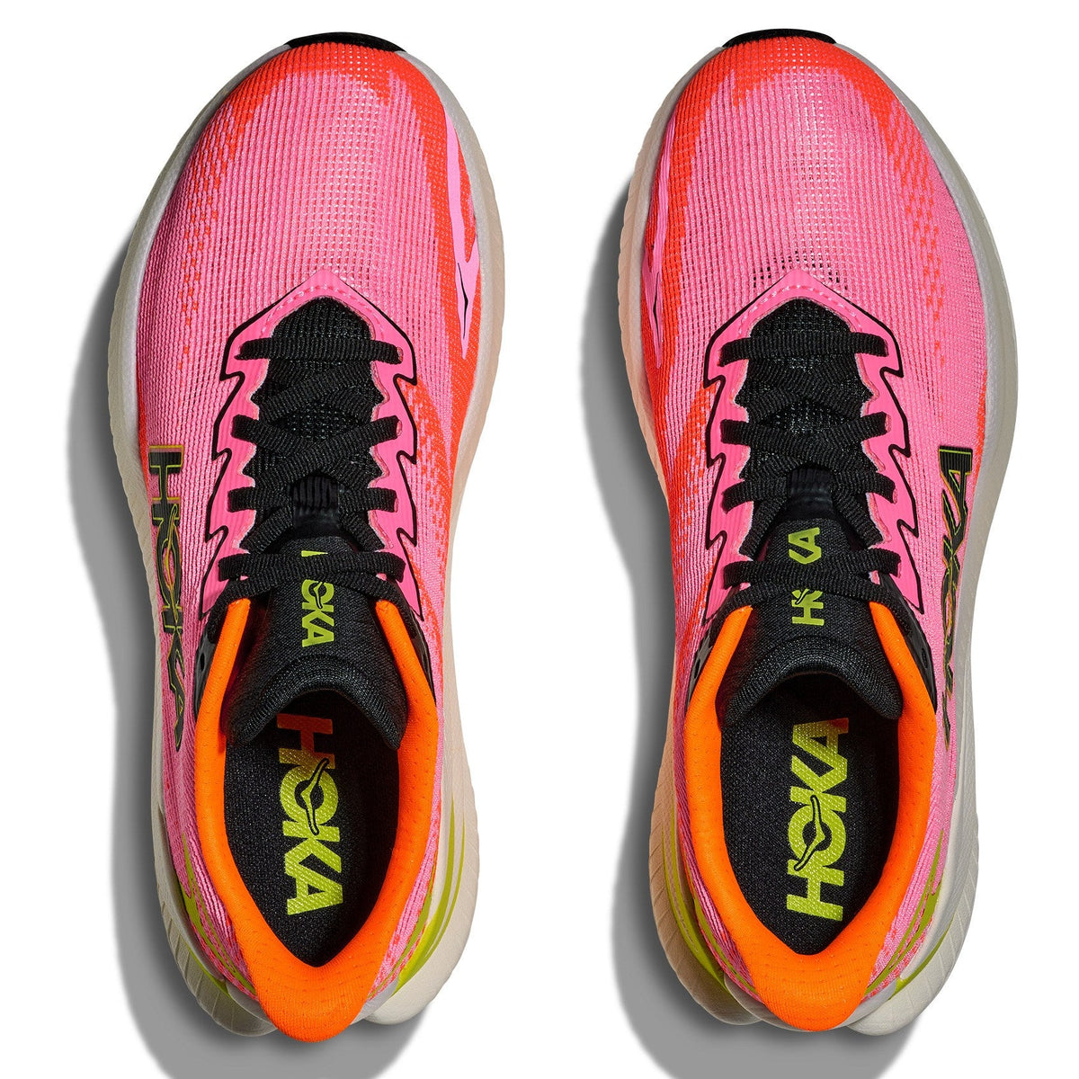 Women's Mach X 3 Road-Running Shoes - Neon Rose/Neon Tangerine - view 6