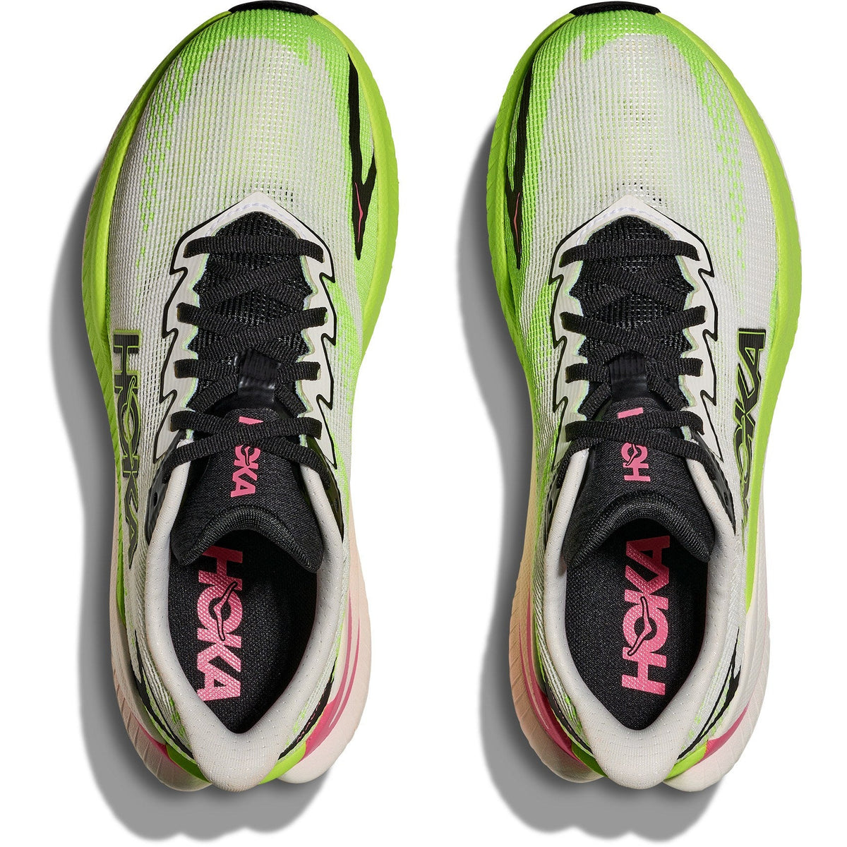 Women's Mach X 3 Road-Running Shoes - White/Neon Lime - view 6