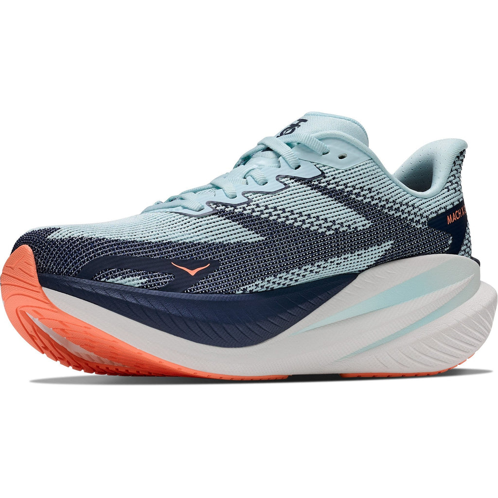 Women's Mach X 3 Road-Running Shoes - Glimmering Blue/Varsity Navy - view 4