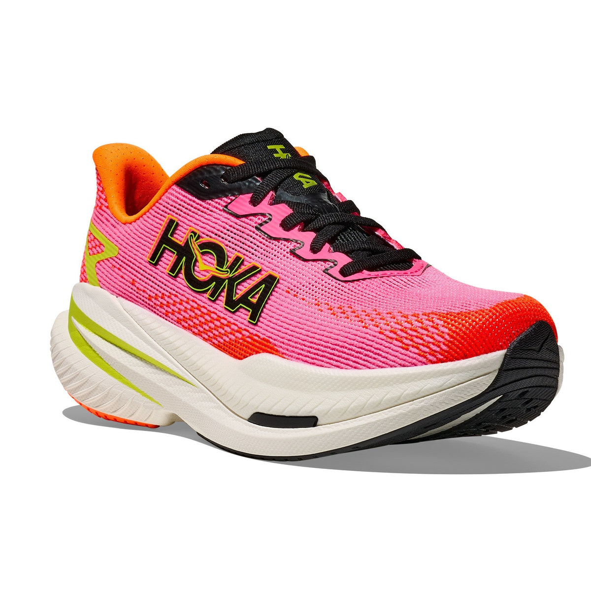 Women's Mach X 3 Road-Running Shoes - Neon Rose/Neon Tangerine - view 3