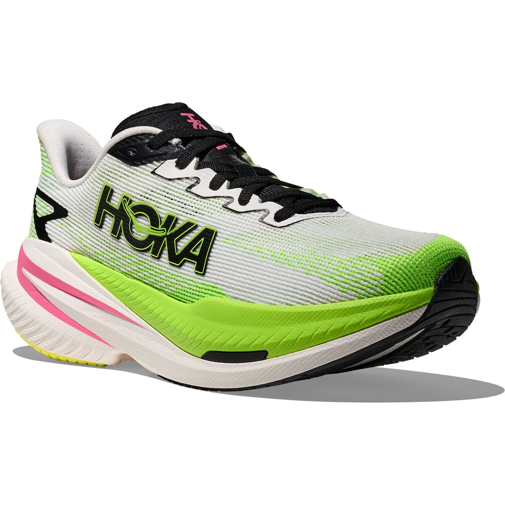 Women's Mach X 3 Road-Running Shoes - White/Neon Lime - view 3
