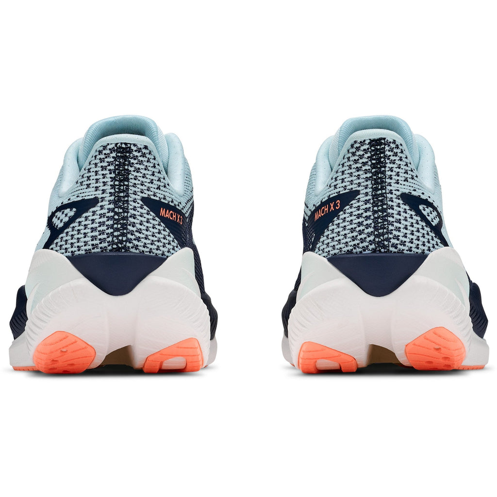 Women's Mach X 3 Road-Running Shoes - Glimmering Blue/Varsity Navy - view 5