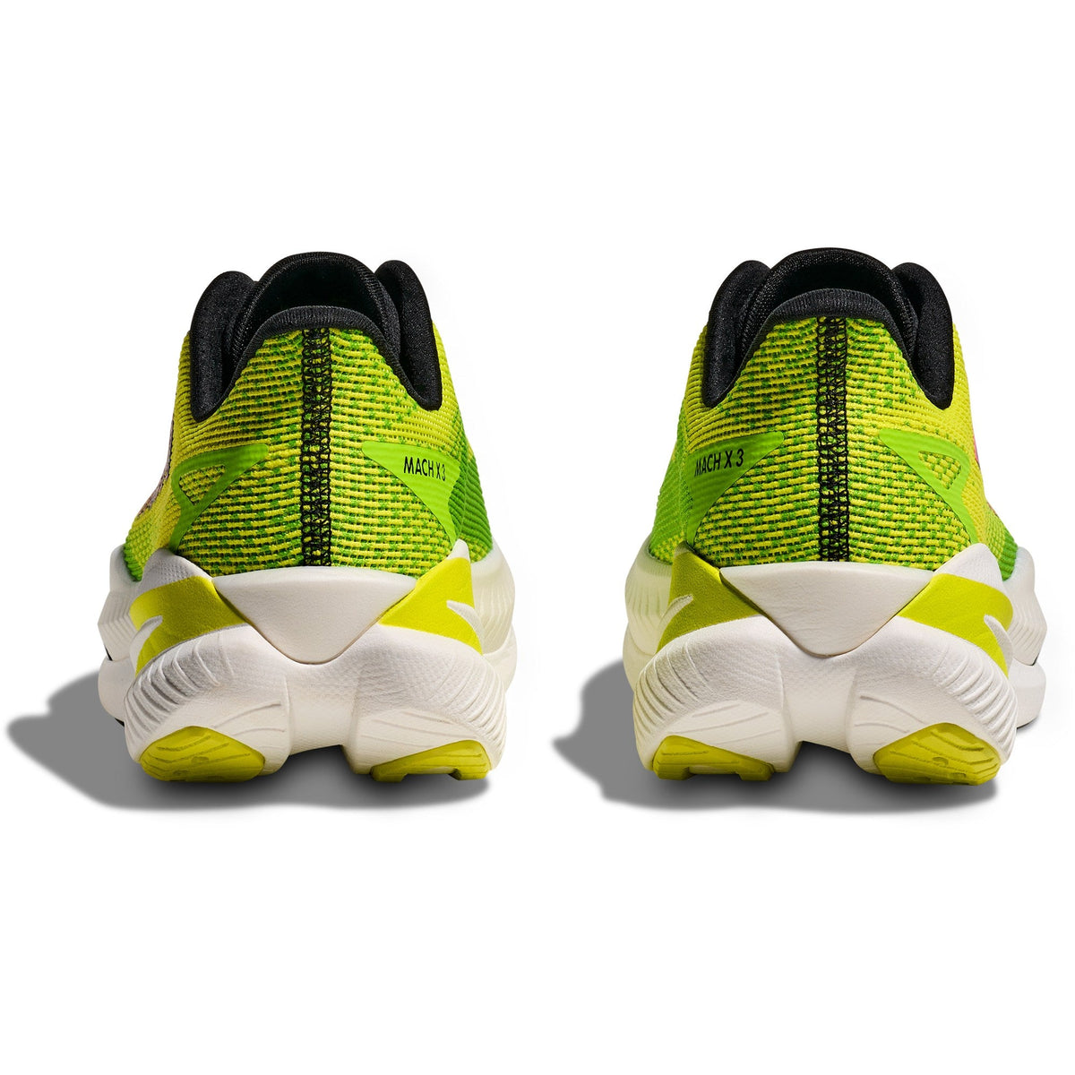 Men's Mach X 3 Road-Running Shoes - Neon Hoka Citrus/Neon Lime - view 5