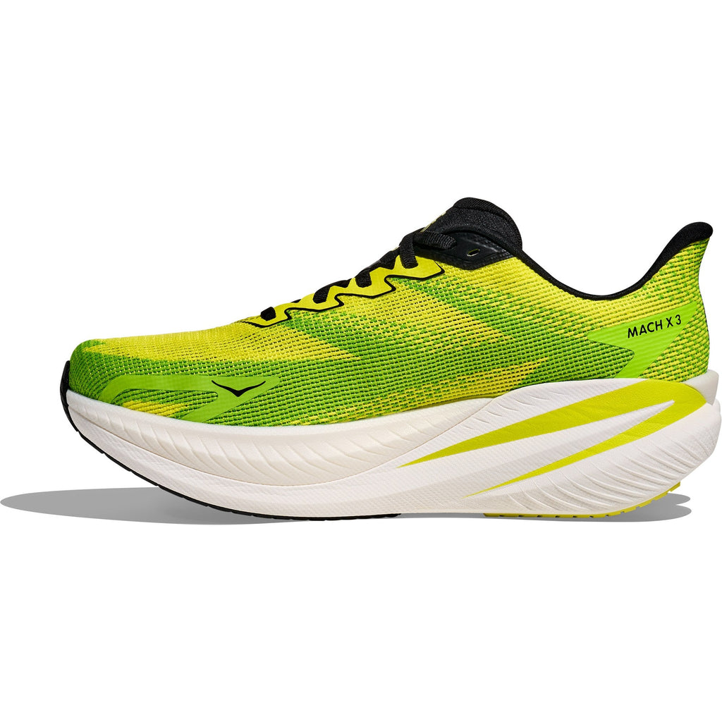 Men's Mach X 3 Road-Running Shoes - Neon Hoka Citrus/Neon Lime - view 2