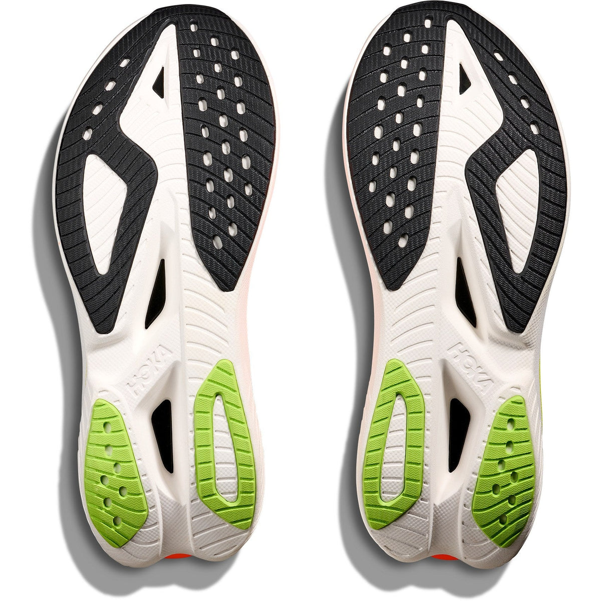 Men's Mach X 3 Road-Running Shoes - White/Neon Tangerine - view 7