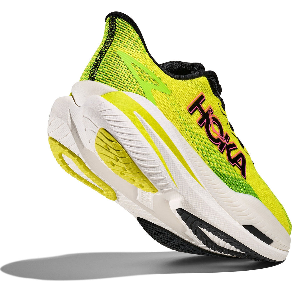 Men's Mach X 3 Road-Running Shoes - Neon Hoka Citrus/Neon Lime - view 8