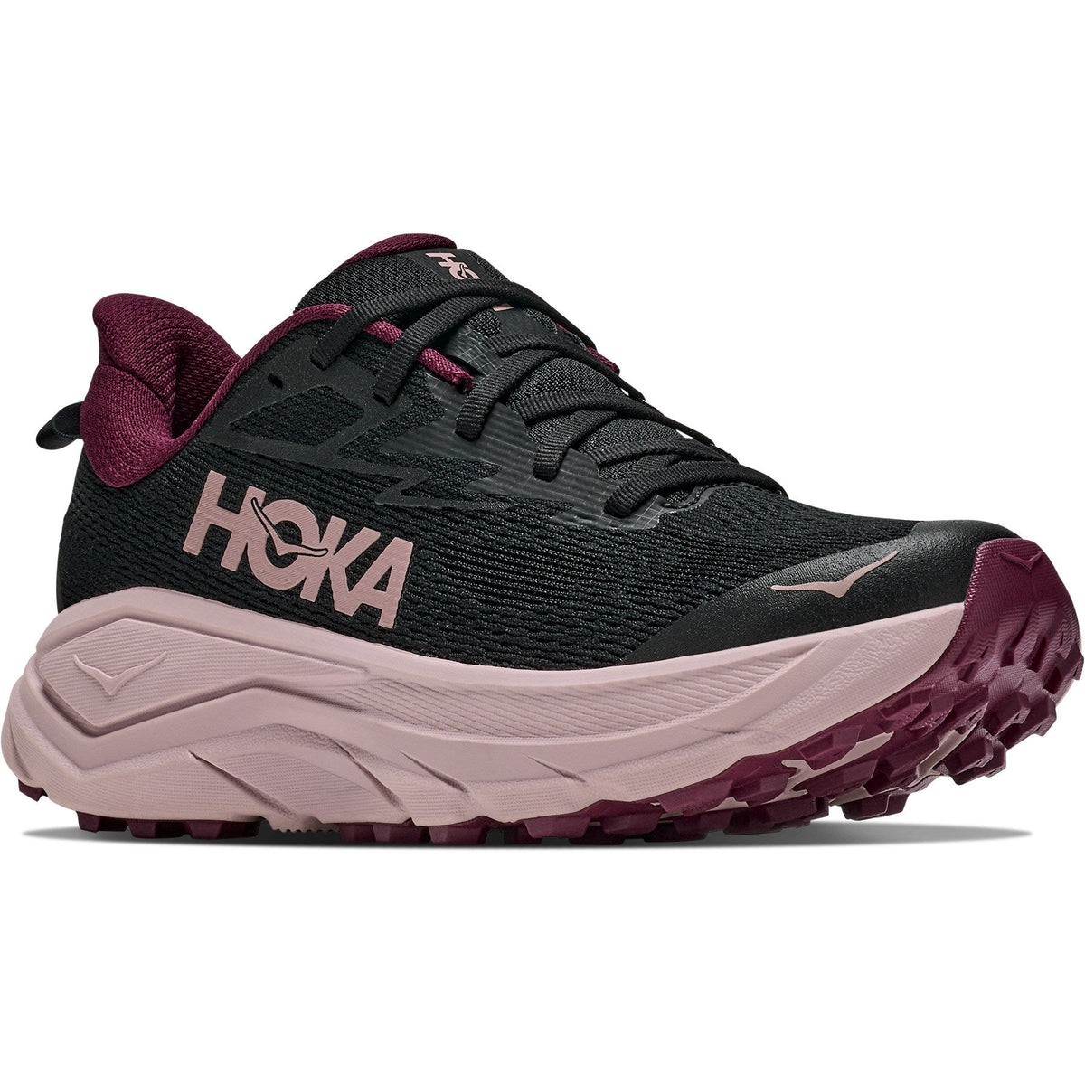 Women's Challenger 8 Trail-Running Shoes - Black/Pink Opal - view 3