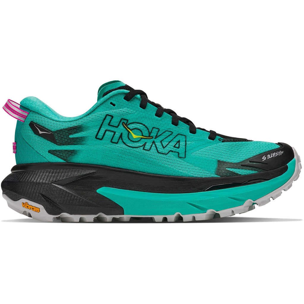 Women's Mafate 5 Trail-Running Shoes - Black/Electric Aqua - view 1