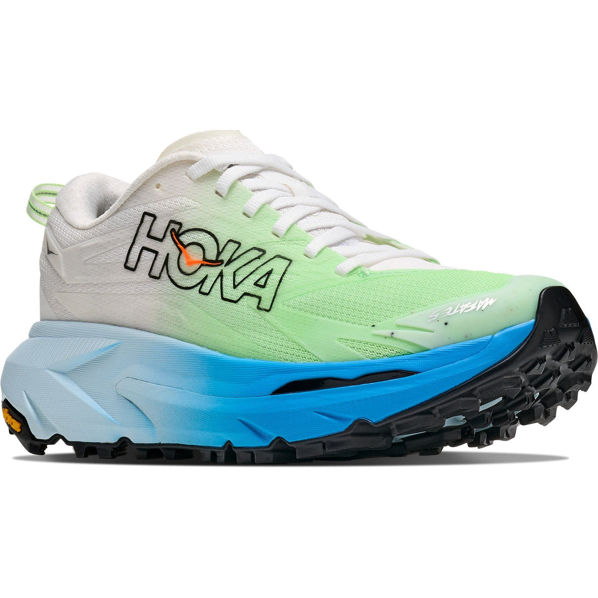 Women's Mafate 5 Trail-Running Shoes - Frost/Tart Apple - view 3