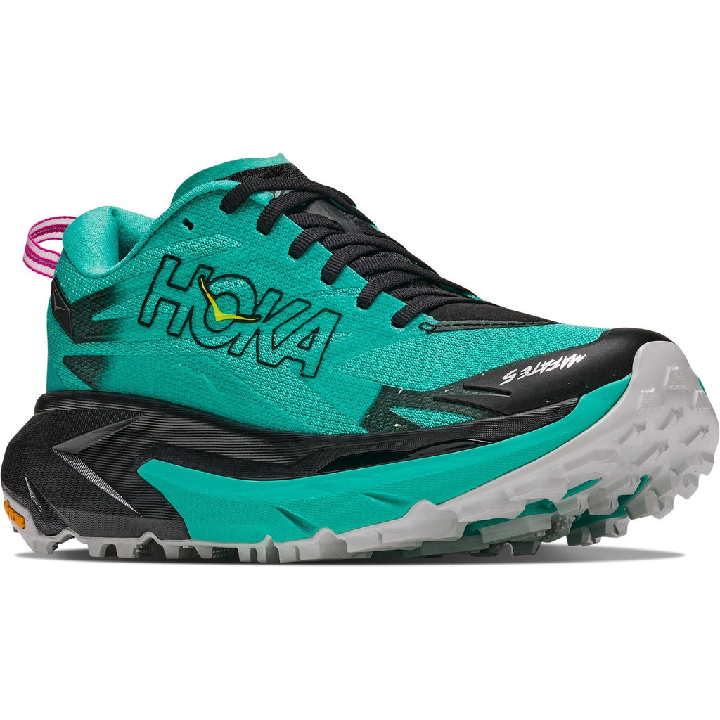 Women's Mafate 5 Trail-Running Shoes - Black/Electric Aqua - view 3