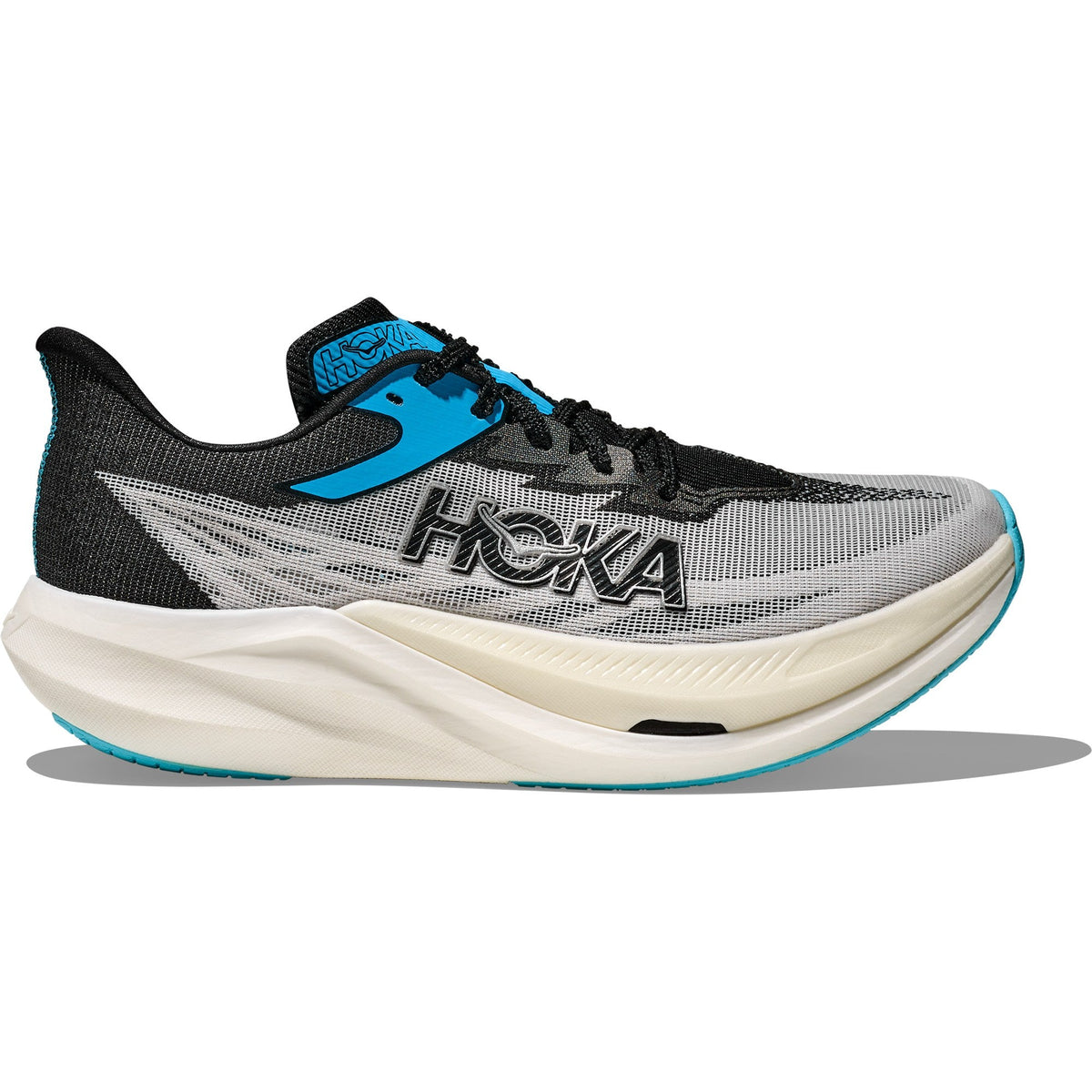 Unisex Rocket X 3 Road-Running Shoes - White/Black - view 1