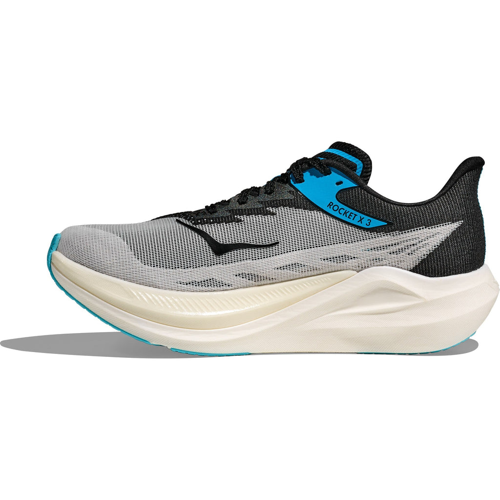 Unisex Rocket X 3 Road-Running Shoes - White/Black - view 2