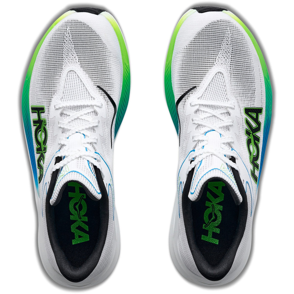 Unisex Rocket X 3 Road-Running Shoes - Frost/Electric Lime - view 6