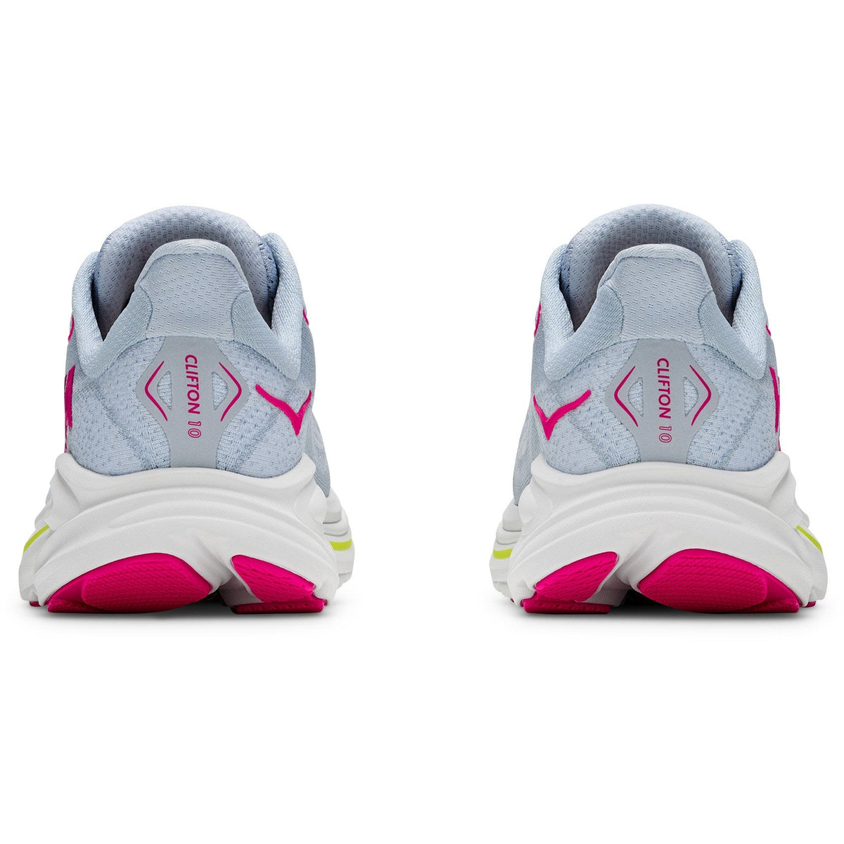 Big Kids' Clifton 10 Road-Running Shoes - Overcast/Neon Dragonfruit - view 5